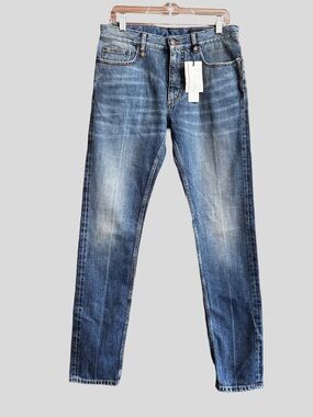 Marc Jacobs Mercer Street Men's Indigo Wash Jeans Made in Italy IT 48